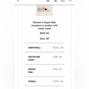 Women’s Super-Star sneakers in leather with mesh insert.